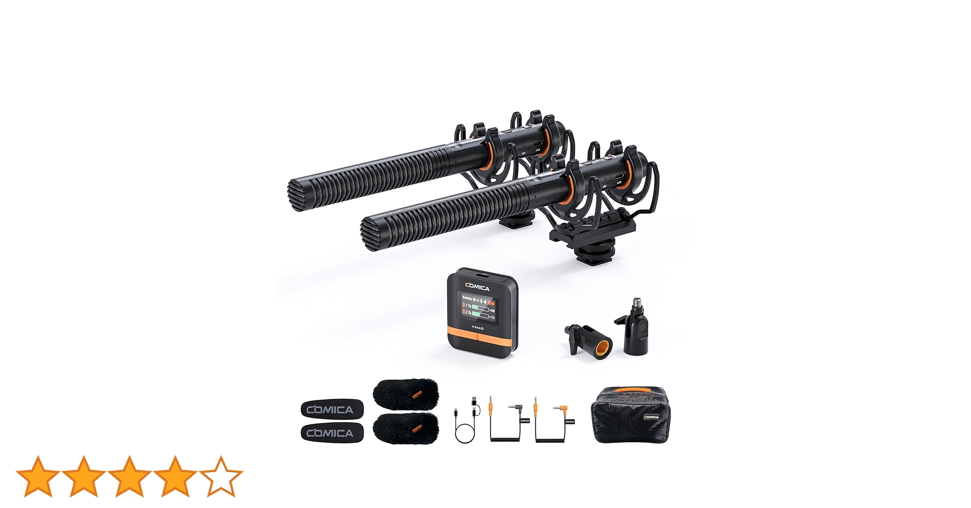 comica VM40 ワイヤレスガンマイク【32BIT内部収録】 Amazon | ワイヤレスマイクcomica VM40 COMBO 2人用ビデオガンマイク